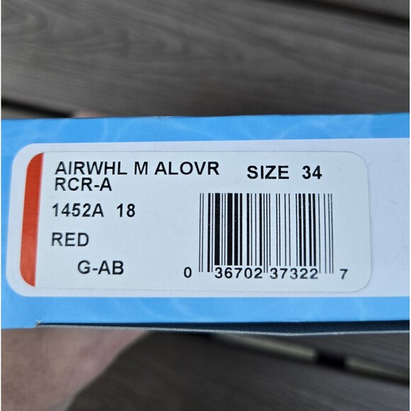 TYR The Finals Air Whirl All Over Racer Briefs, Mens Size 34, Red NEW - Picture 3 of 3